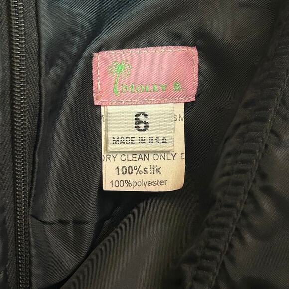 Vintage Molly B Black Cocktail Dress - Picture 7 of 8